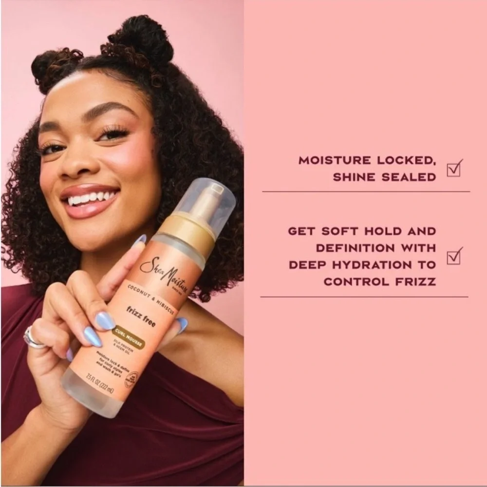 SheaMoisture Coconut and Hibiscus Frizz-free Curl Mousse